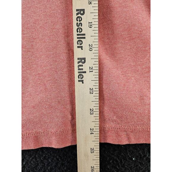 Lands End Womens Top Orange Size L Cotton Blend Long Sleeve Pullover - Picture 4 of 12